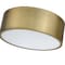 Z-Lite Harley 3 Light Flush Mount, Rubbed Brass & Rubbed Brass 2302F3-RB - alternate 3